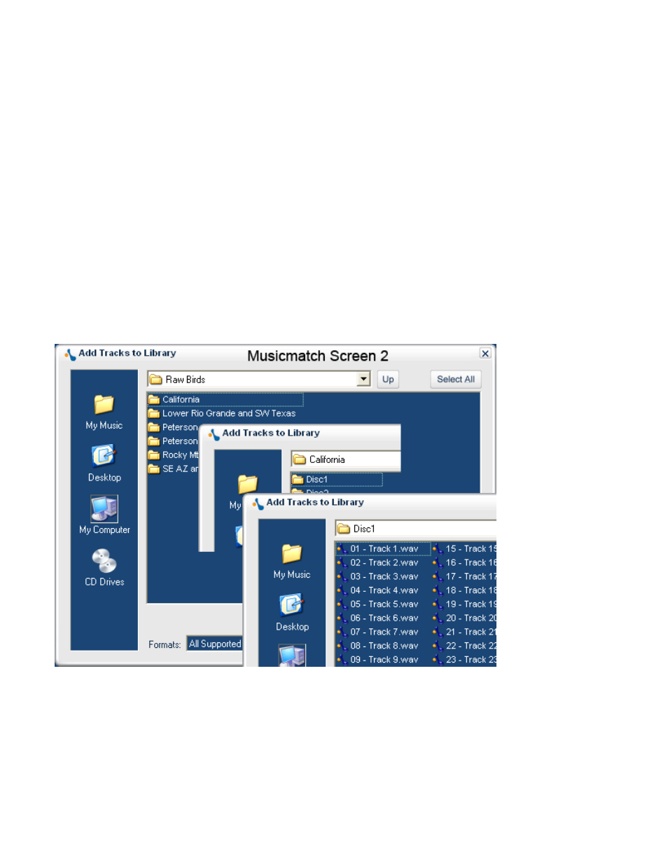 Step 2 – add source tracks to raw birds library | Dell 30 User Manual | Page 12 / 25