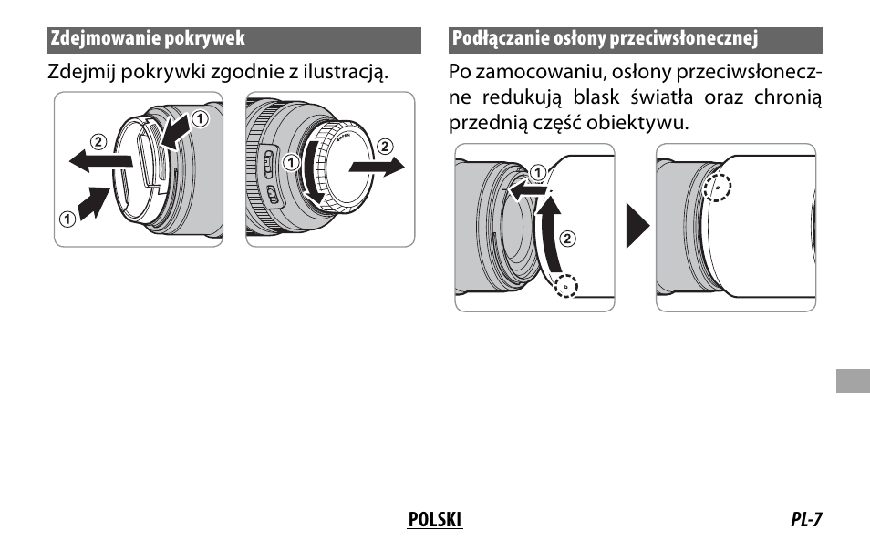 FujiFilm Lens Hood for XF 80mm f/2.8 R LM OIS WR Macro Lens User Manual | Page 127 / 172