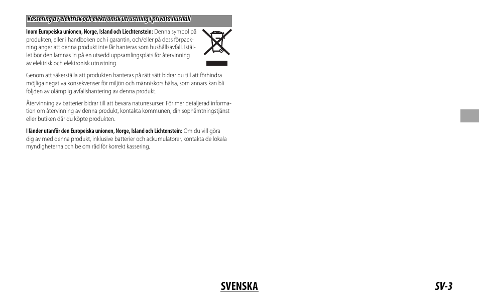 Sv-3 svenska | FujiFilm Lens Hood for XF 80mm f/2.8 R LM OIS WR Macro Lens User Manual | Page 63 / 172