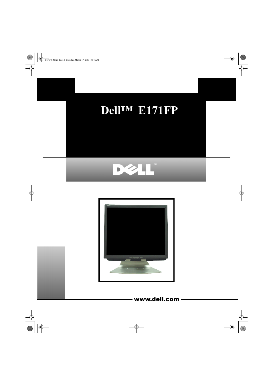 Dell E171FP User Manual | 6 pages