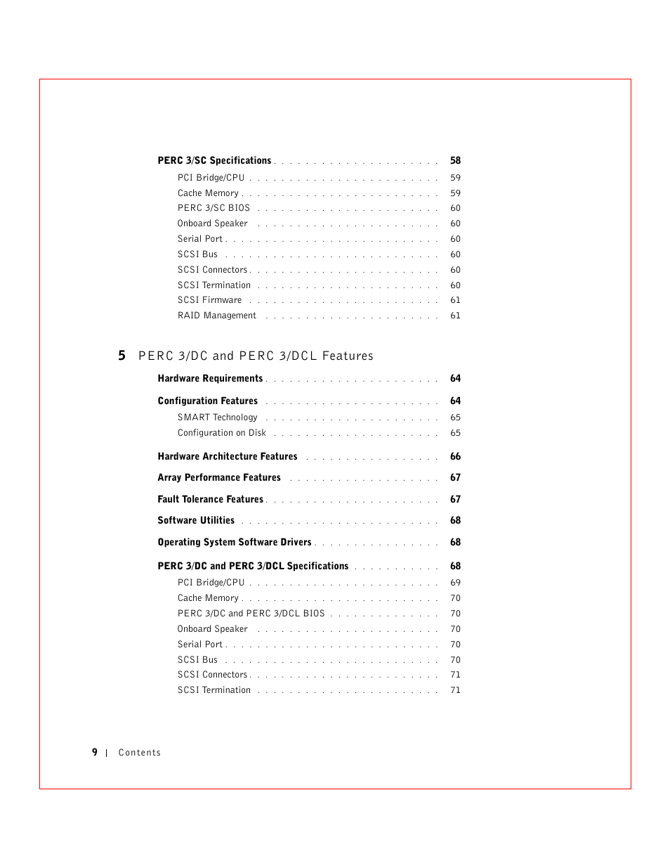 5 perc 3/dc and perc 3/dcl features | Dell 3 User Manual | Page 11 / 254