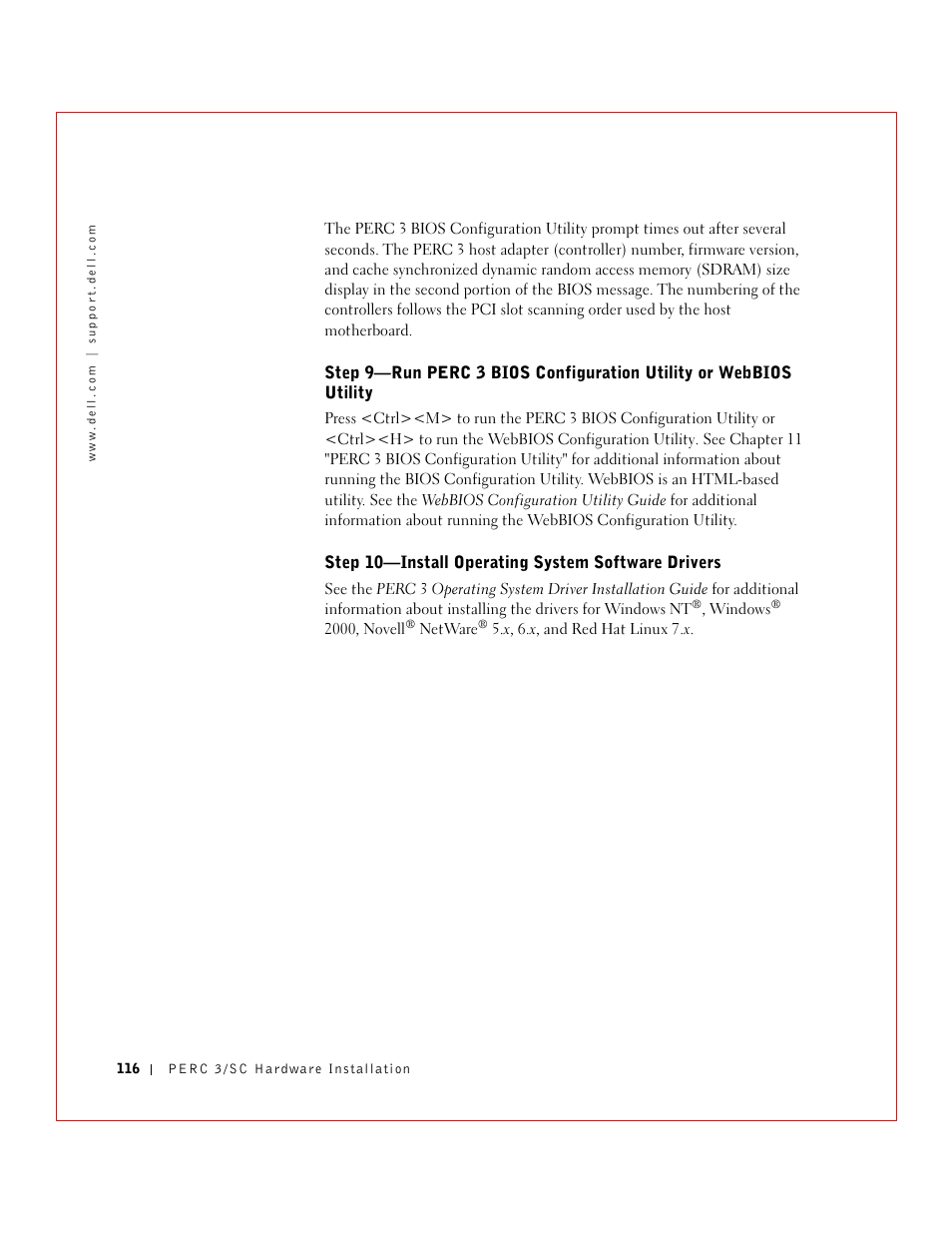 Step 10—install operating system software drivers | Dell 3 User Manual | Page 118 / 254