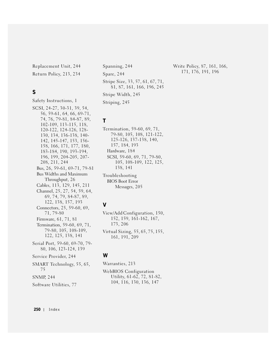 Dell 3 User Manual | Page 252 / 254