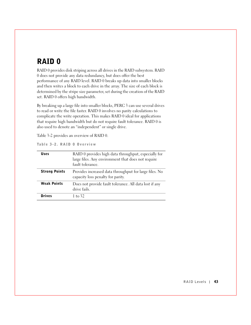 Raid 0 | Dell 3 User Manual | Page 45 / 254