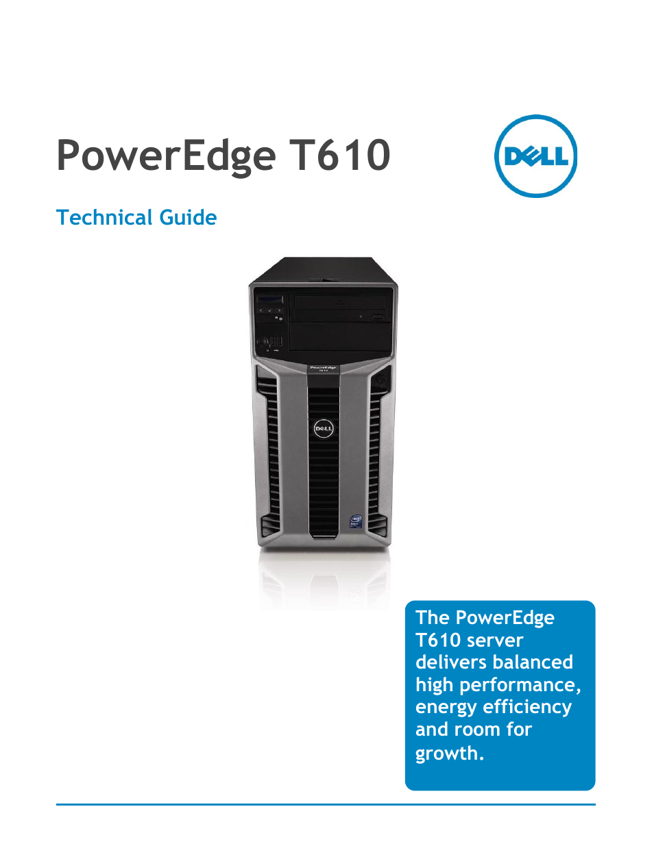 Dell PowerEdge T610 User Manual | 65 pages