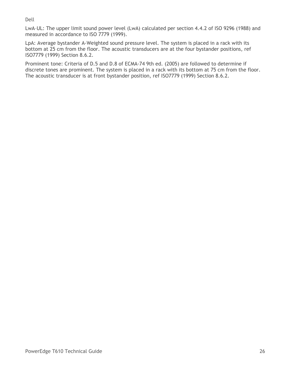Dell PowerEdge T610 User Manual | Page 26 / 65