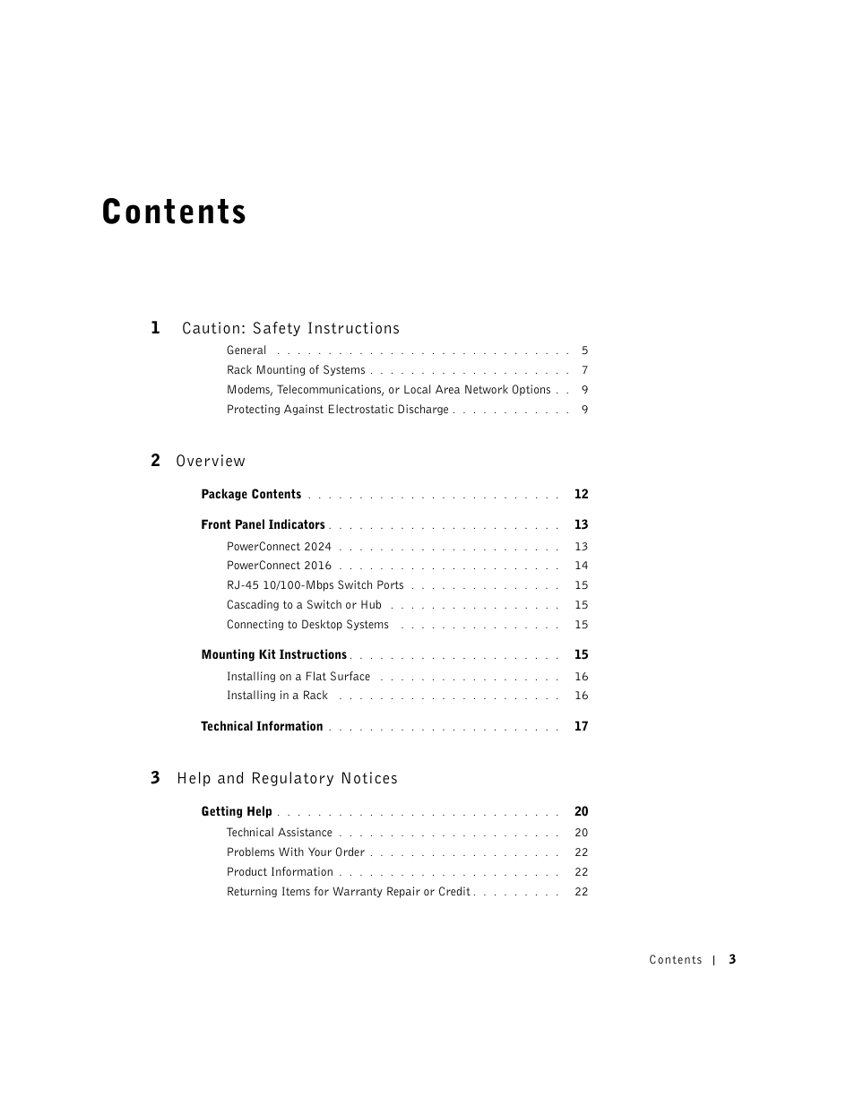 Dell PowerConnect 2016 User Manual | Page 3 / 46