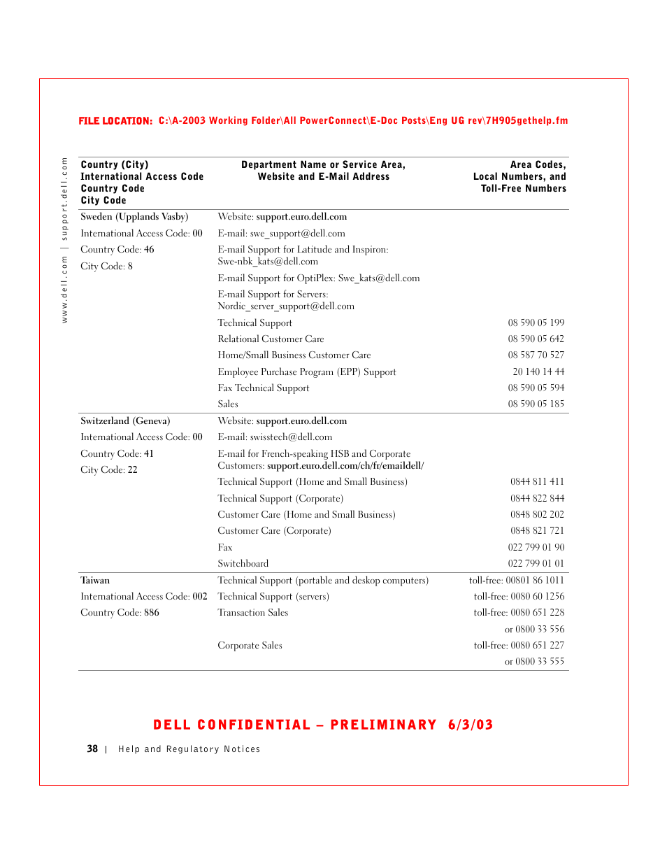 Dell PowerConnect 2016 User Manual | Page 38 / 46