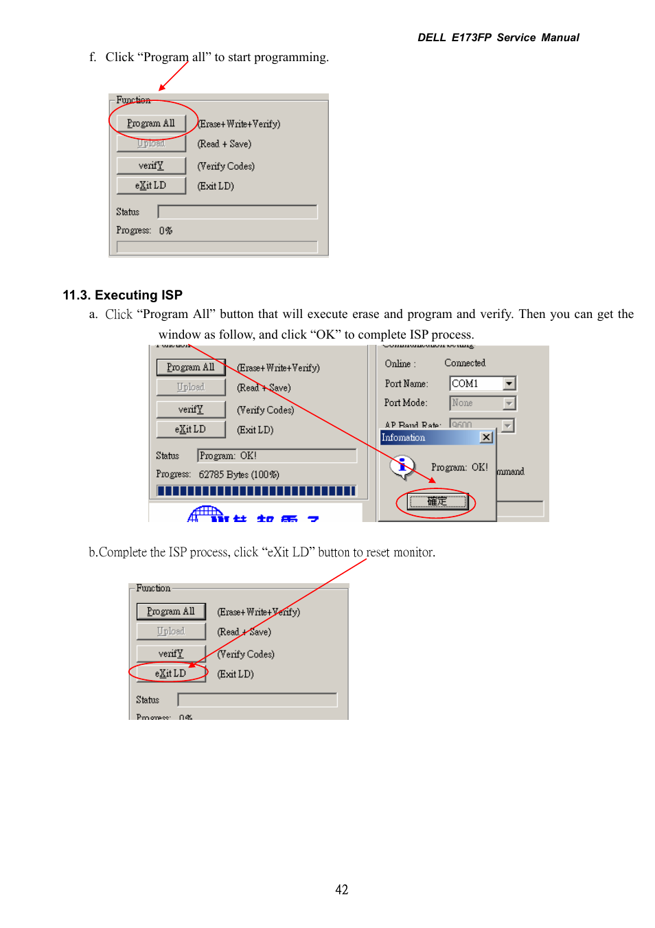 Dell E173FP User Manual | Page 42 / 56