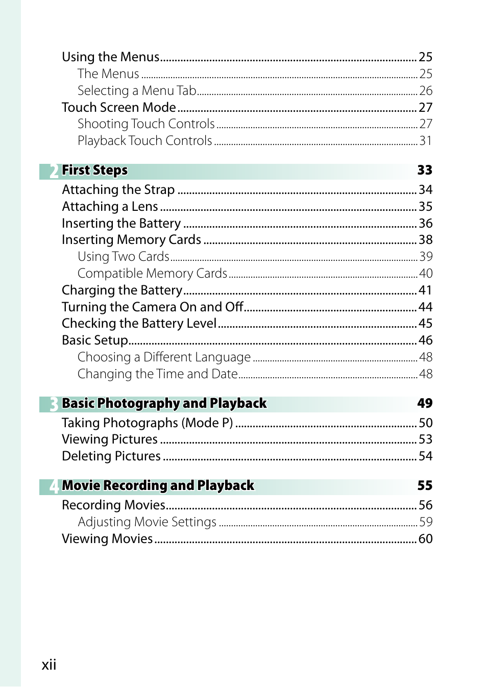 FujiFilm GFX 50S II Medium Format Mirrorless Camera with 35-70mm Lens Kit User Manual | Page 12 / 360