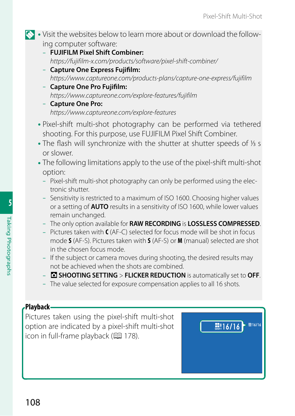 FujiFilm GFX 50S II Medium Format Mirrorless Camera with 35-70mm Lens Kit User Manual | Page 132 / 360