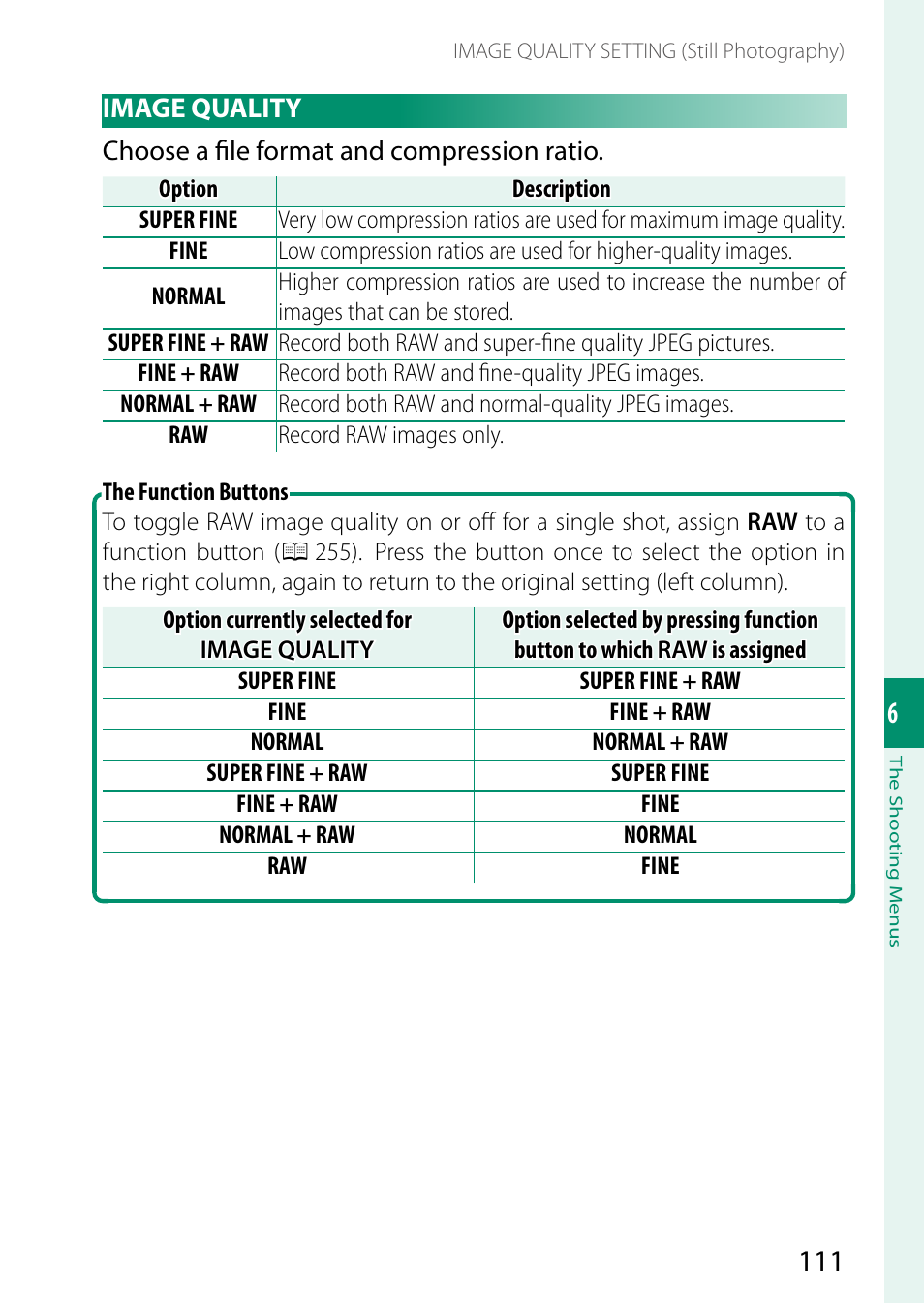 Image quality | FujiFilm GFX 50S II Medium Format Mirrorless Camera with 35-70mm Lens Kit User Manual | Page 135 / 360