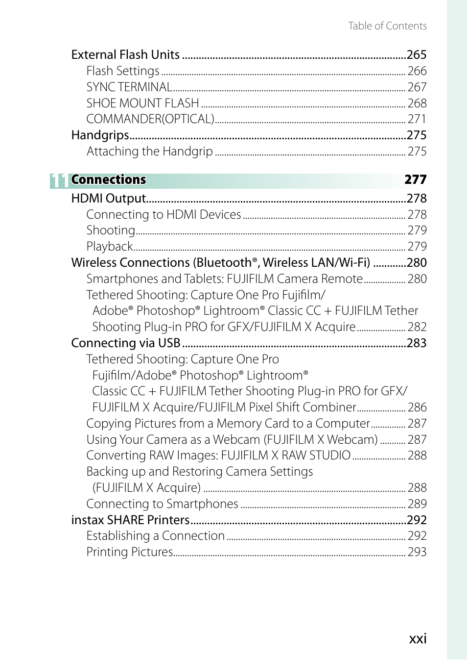 FujiFilm GFX 50S II Medium Format Mirrorless Camera with 35-70mm Lens Kit User Manual | Page 21 / 360