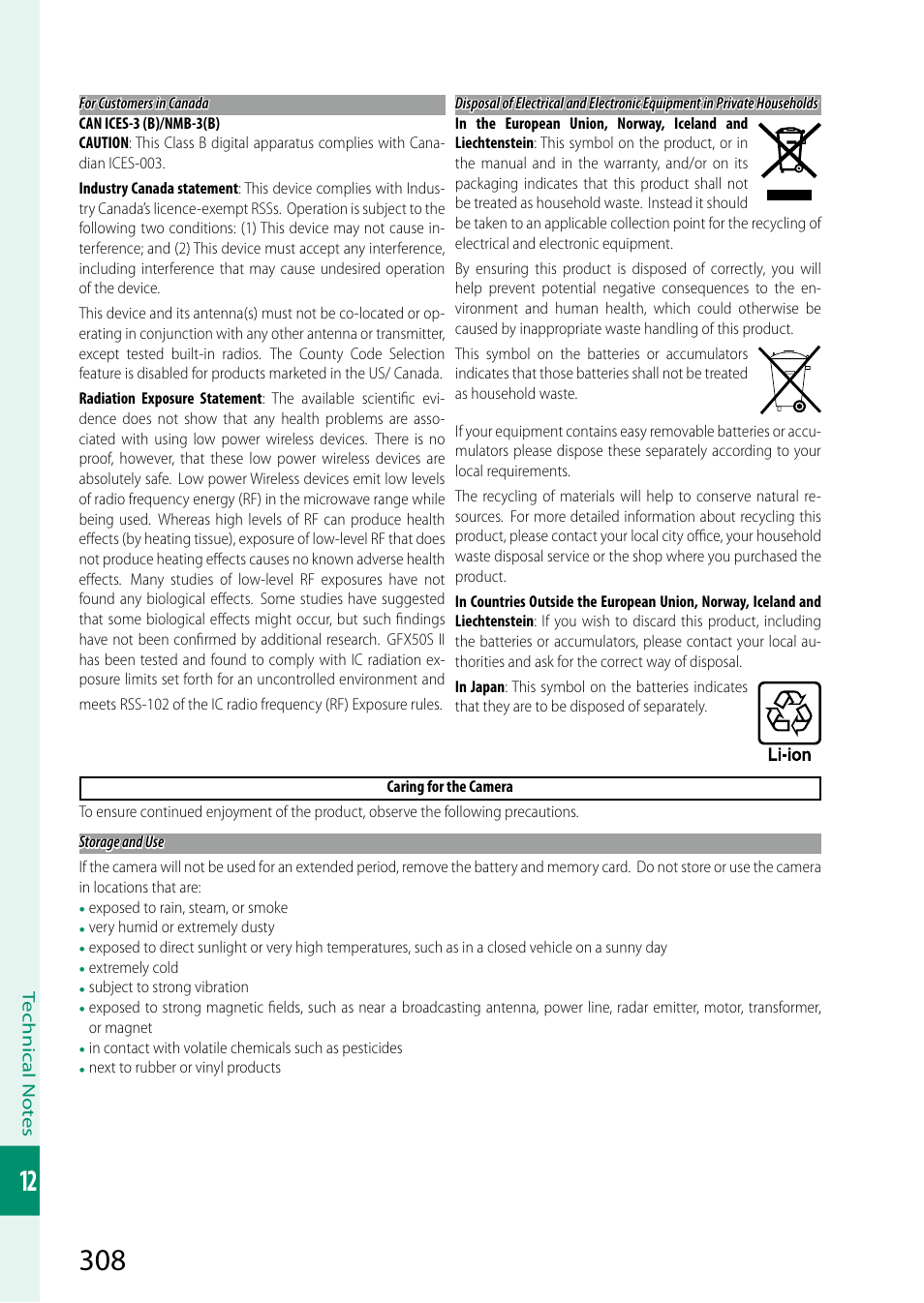 FujiFilm GFX 50S II Medium Format Mirrorless Camera with 35-70mm Lens Kit User Manual | Page 332 / 360