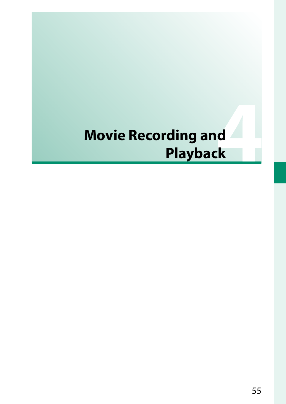 Movie recording and playback | FujiFilm GFX 50S II Medium Format Mirrorless Camera with 35-70mm Lens Kit User Manual | Page 79 / 360