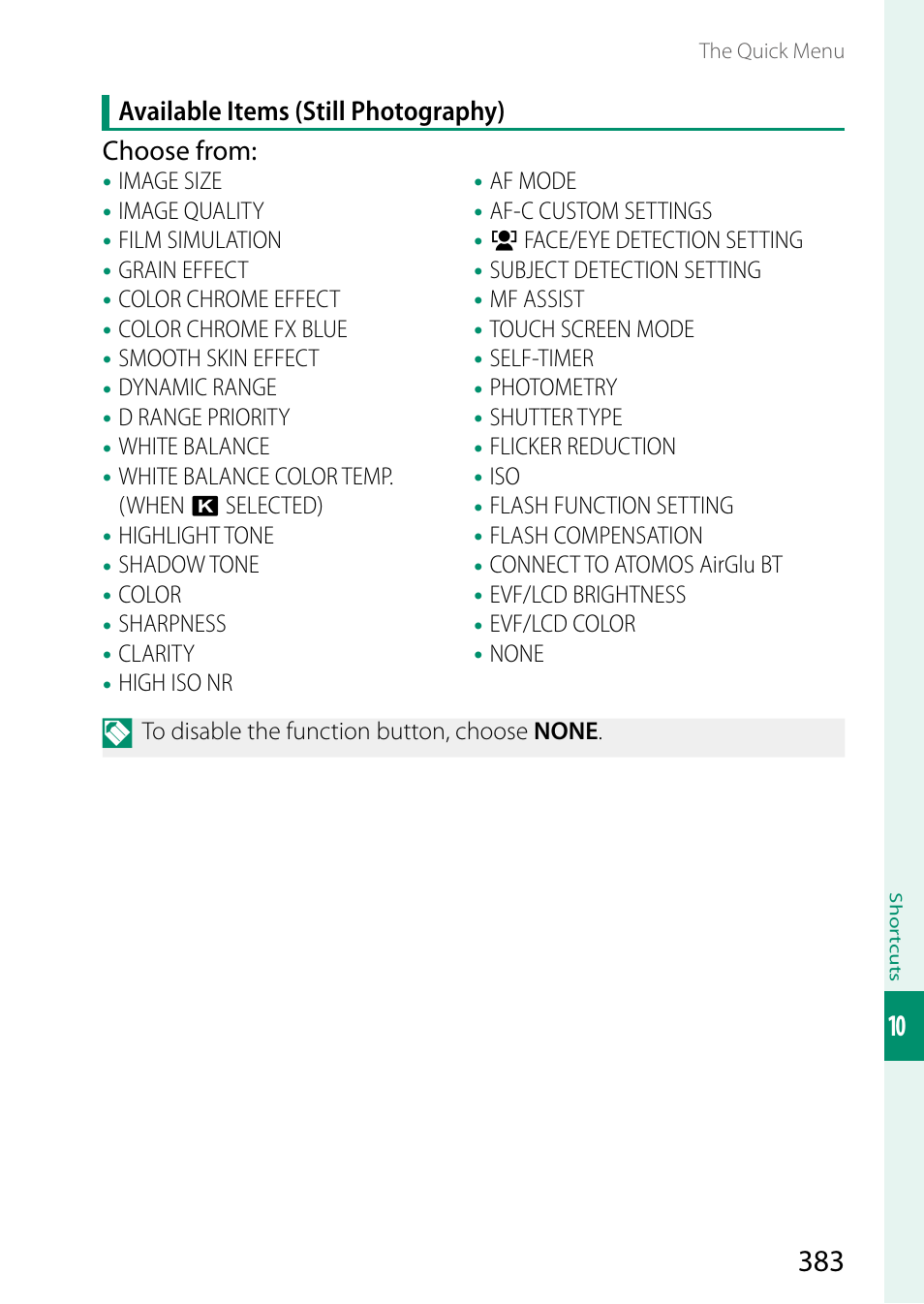 FujiFilm GFX100 II Medium Format Mirrorless Camera User Manual | Page 411 / 500