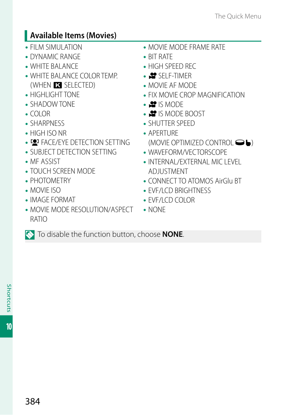 FujiFilm GFX100 II Medium Format Mirrorless Camera User Manual | Page 412 / 500