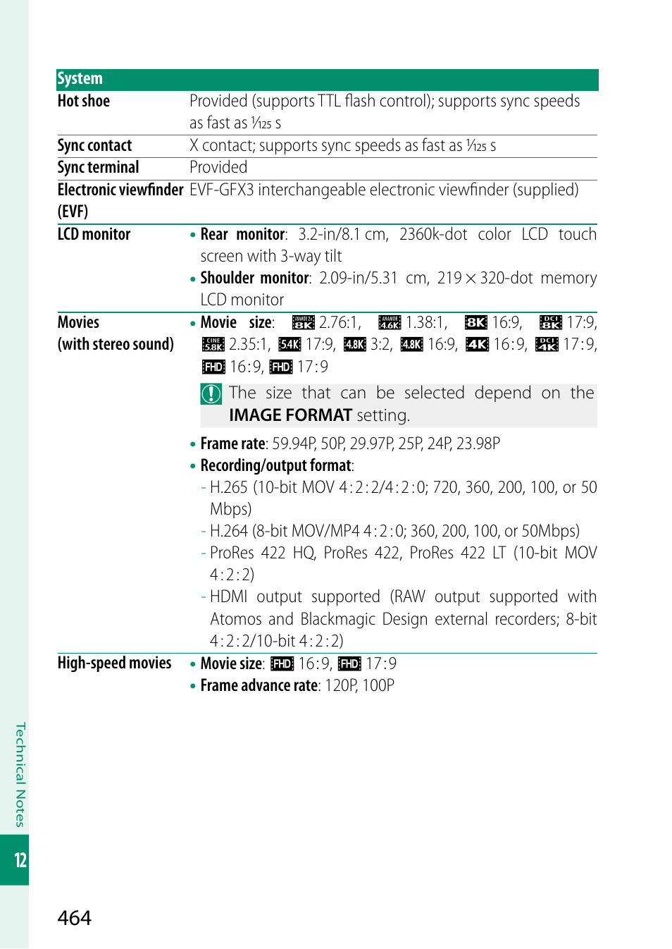 FujiFilm GFX100 II Medium Format Mirrorless Camera User Manual | Page 492 / 500