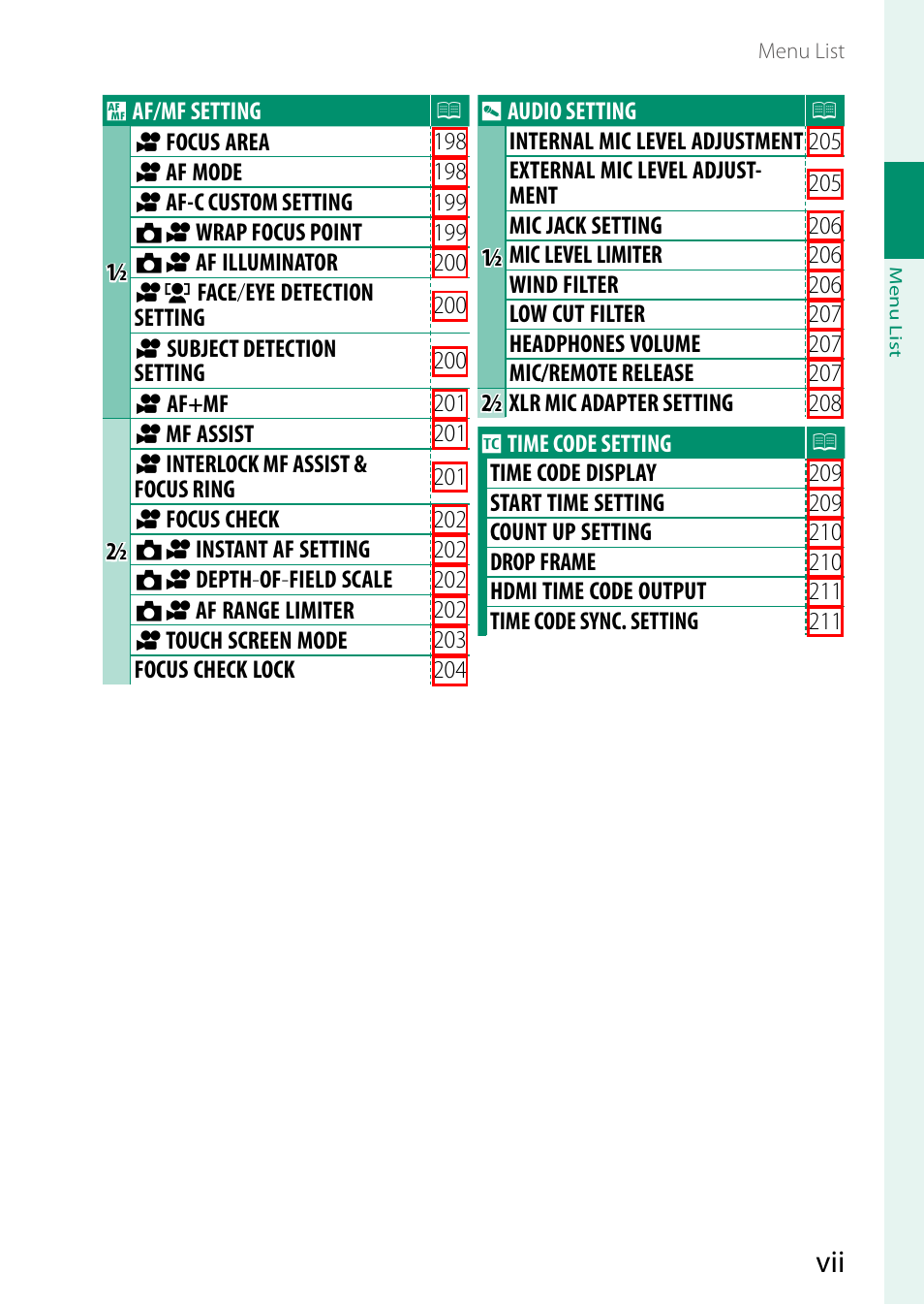 FujiFilm GFX100 II Medium Format Mirrorless Camera User Manual | Page 7 / 500