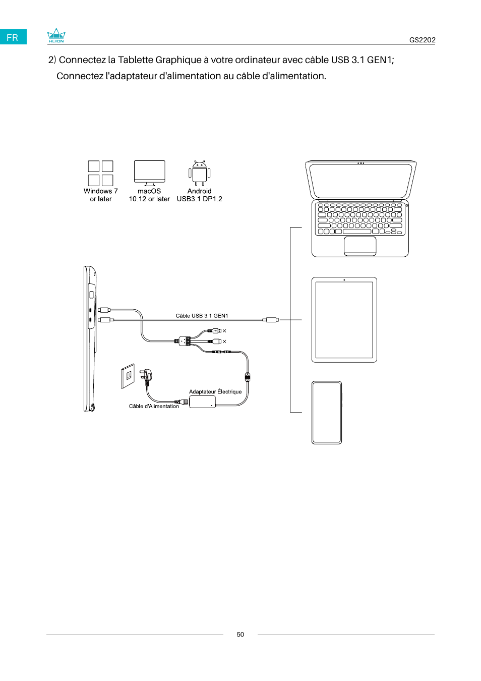 Huion Kamvas 22 Plus Pen Display User Manual | Page 50 / 125