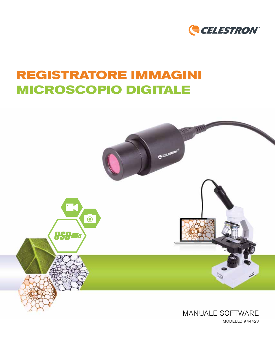 Registratore immagini microscopio digitale | Celestron 2MP Digital Microscope Imager User Manual | Page 69 / 85