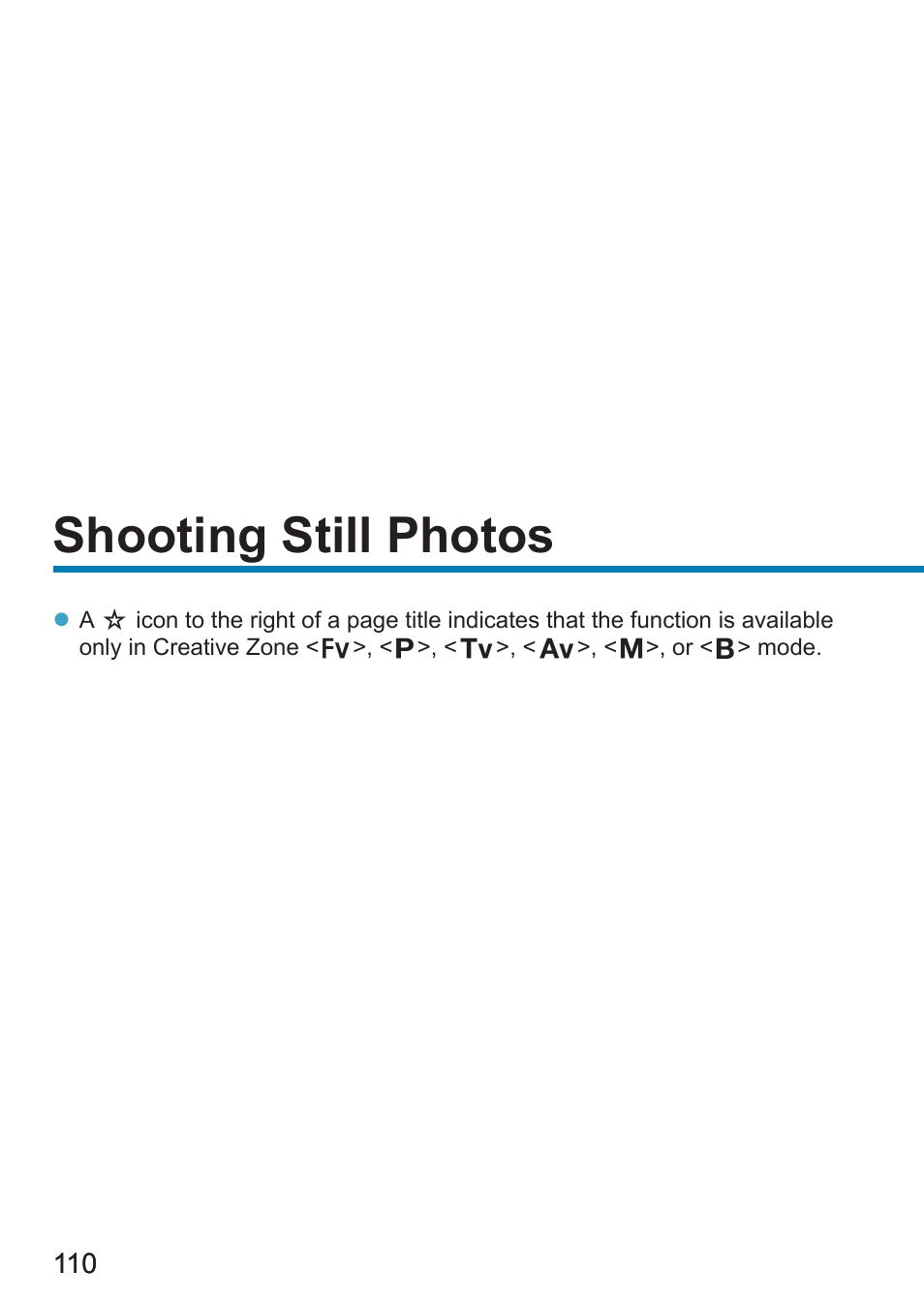 Shooting still photos | Canon EOS RP Mirrorless Camera User Manual | Page 110 / 612