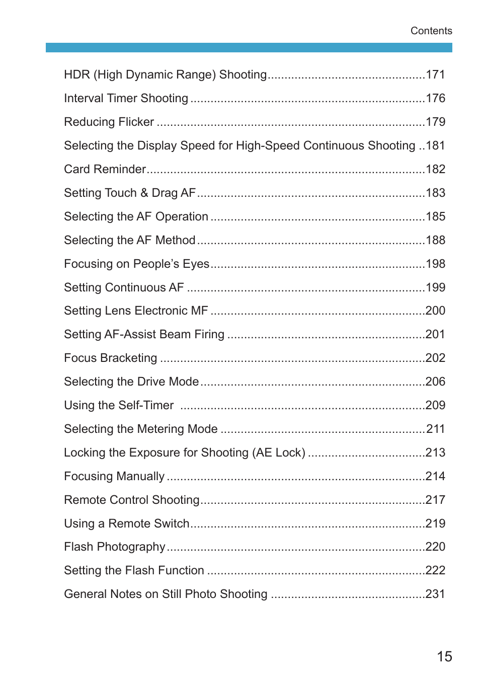 Canon EOS RP Mirrorless Camera User Manual | Page 15 / 612