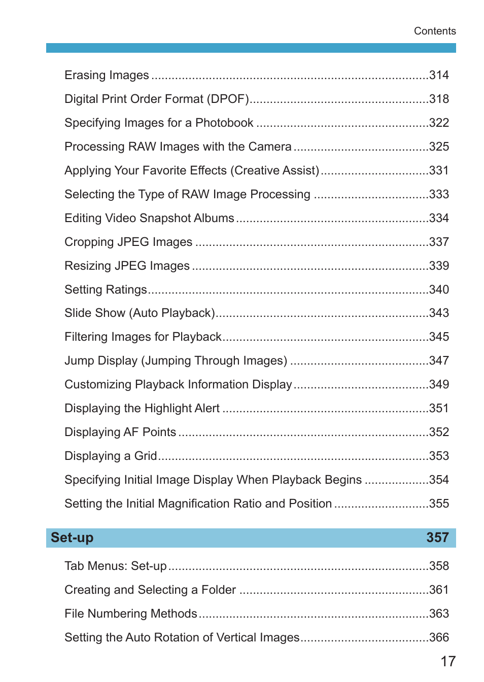 Canon EOS RP Mirrorless Camera User Manual | Page 17 / 612