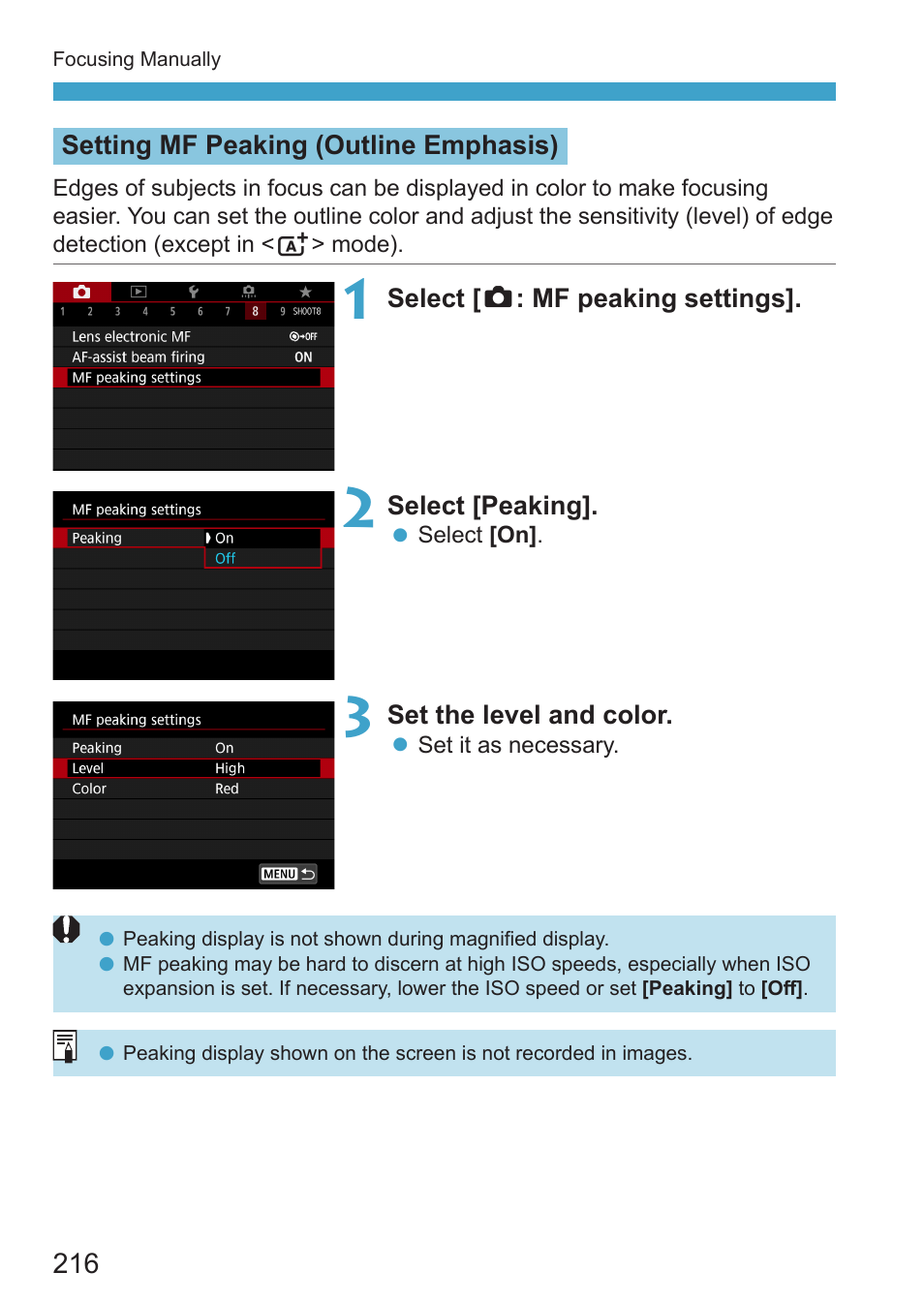 Canon EOS RP Mirrorless Camera User Manual | Page 216 / 612