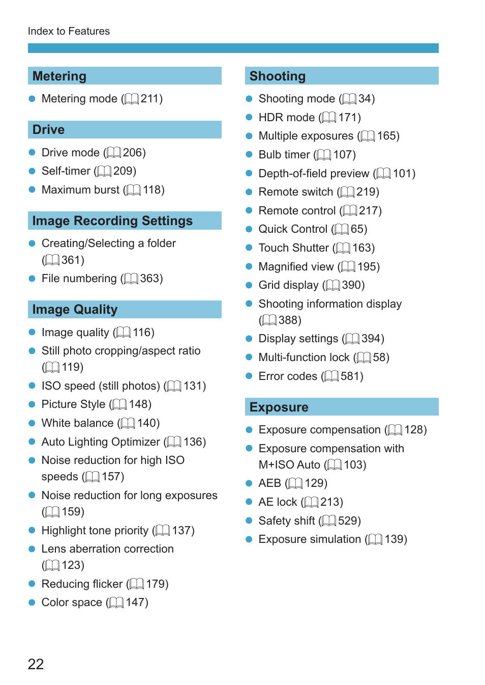 Canon EOS RP Mirrorless Camera User Manual | Page 22 / 612