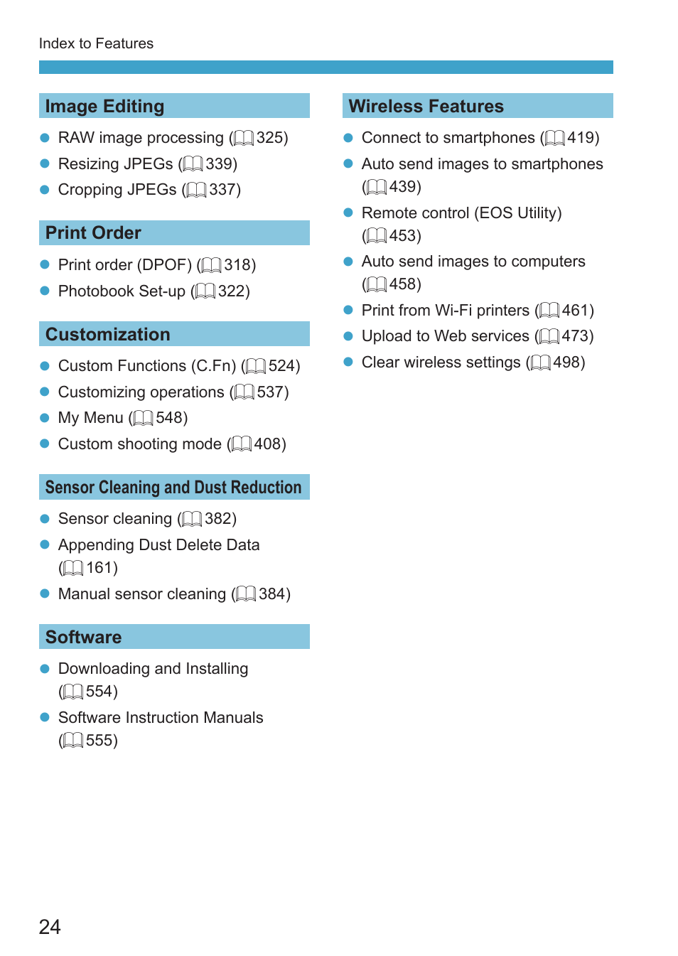Canon EOS RP Mirrorless Camera User Manual | Page 24 / 612
