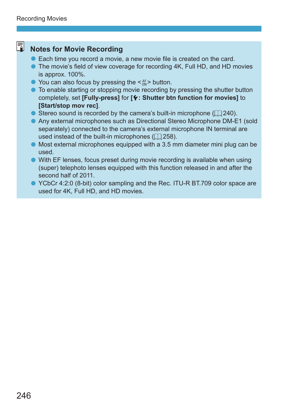 Canon EOS RP Mirrorless Camera User Manual | Page 246 / 612