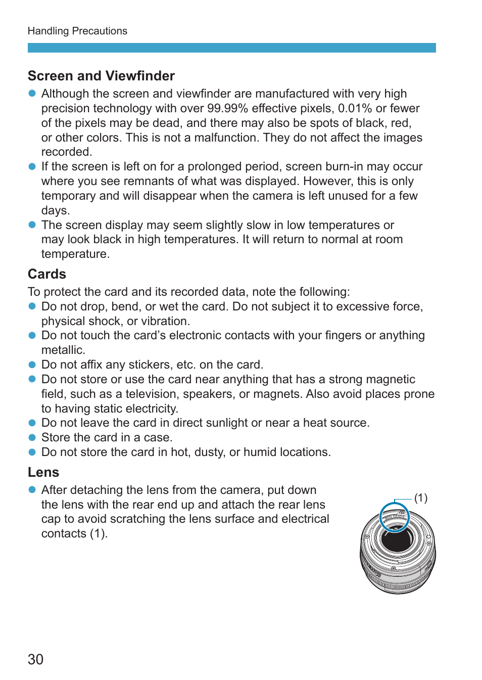 30). also | Canon EOS RP Mirrorless Camera User Manual | Page 30 / 612