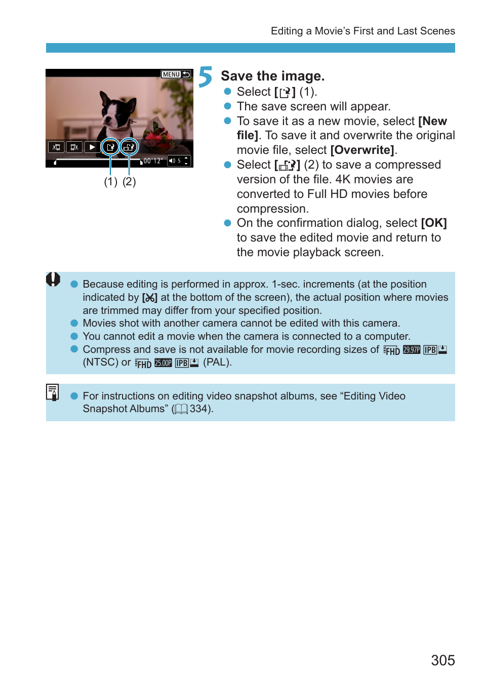 Save the image | Canon EOS RP Mirrorless Camera User Manual | Page 305 / 612
