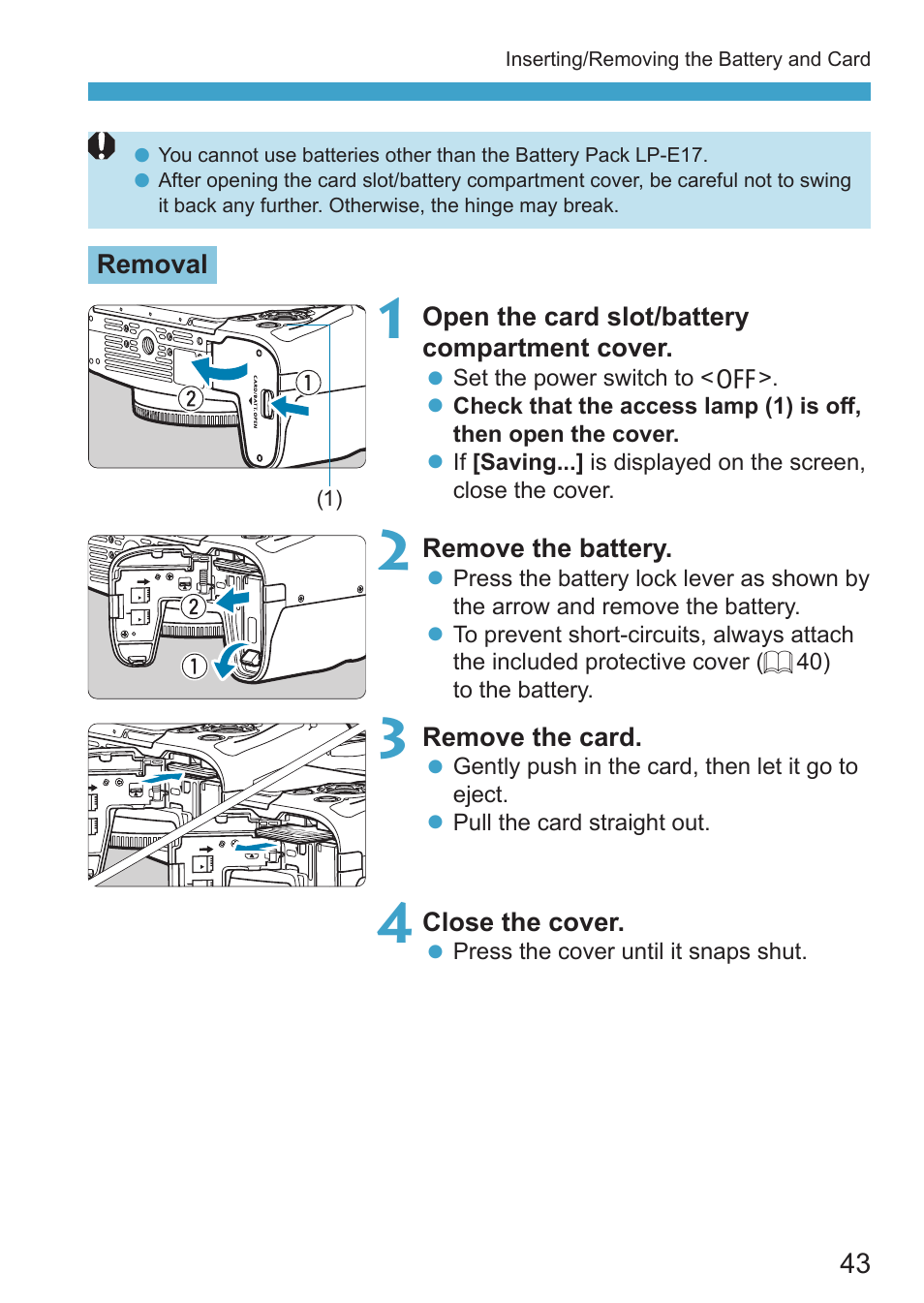 Canon EOS RP Mirrorless Camera User Manual | Page 43 / 612