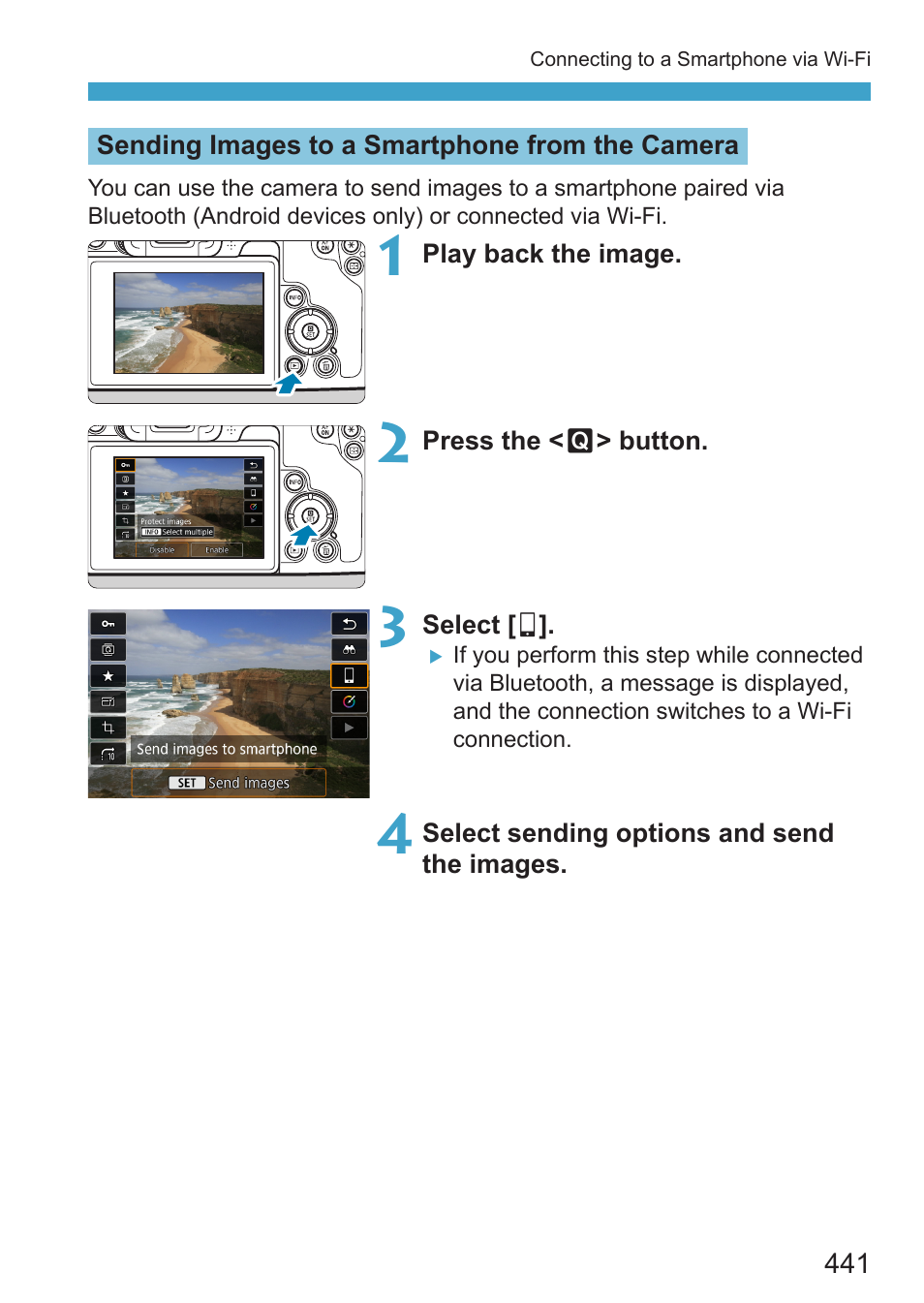 Images to the smartphone. for details, see | Canon EOS RP Mirrorless Camera User Manual | Page 441 / 612