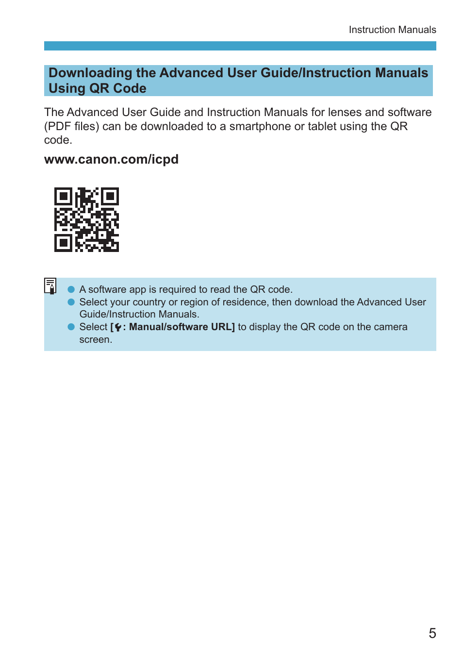 Canon EOS RP Mirrorless Camera User Manual | Page 5 / 612