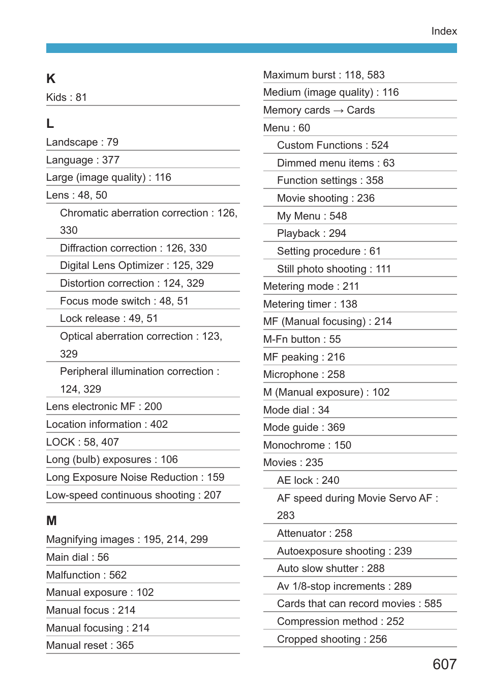 Canon EOS RP Mirrorless Camera User Manual | Page 607 / 612
