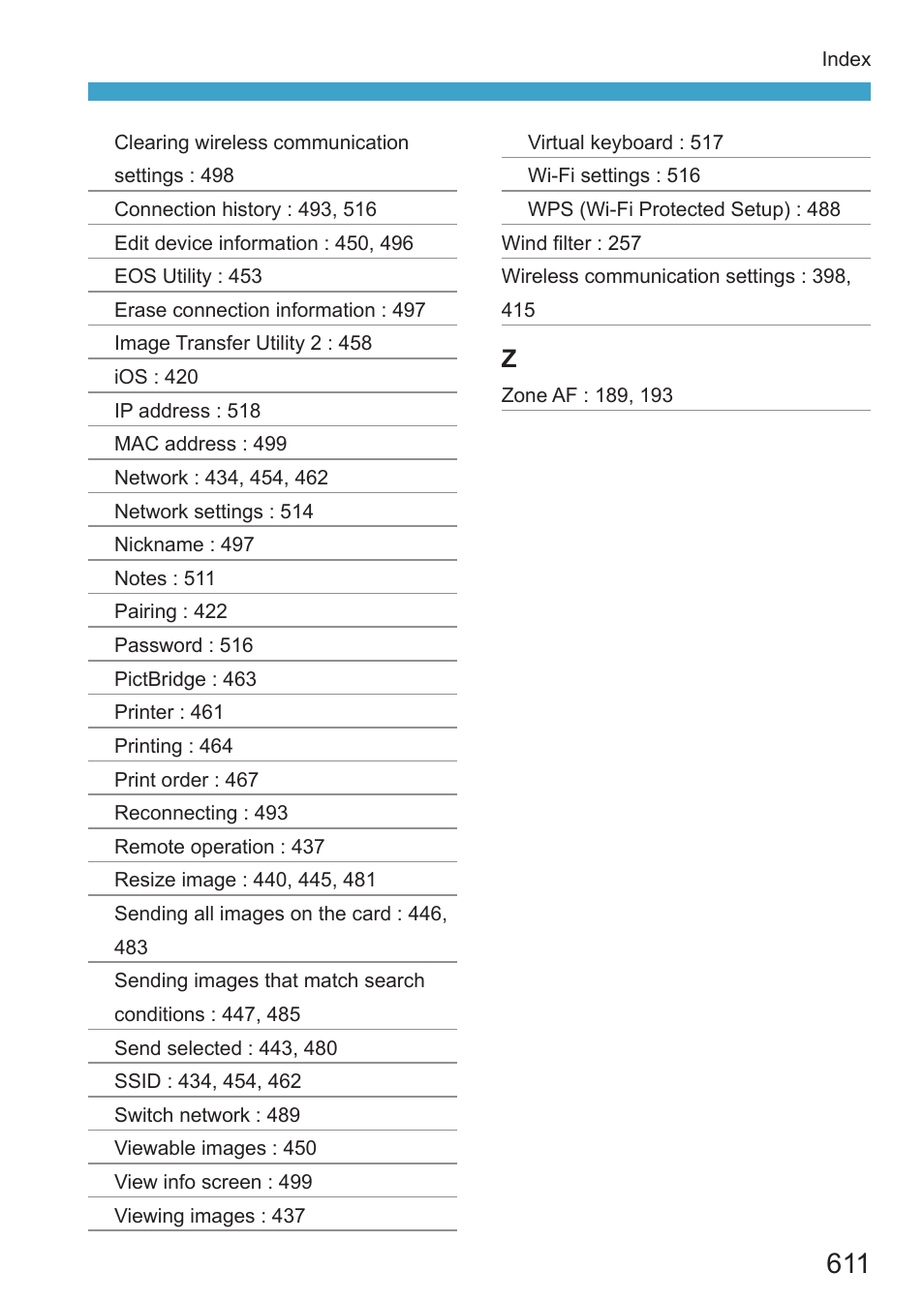 Canon EOS RP Mirrorless Camera User Manual | Page 611 / 612
