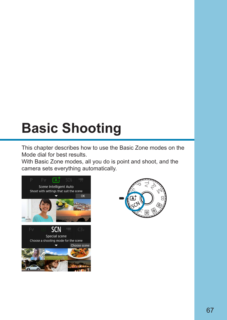 Basic shooting | Canon EOS RP Mirrorless Camera User Manual | Page 67 / 612