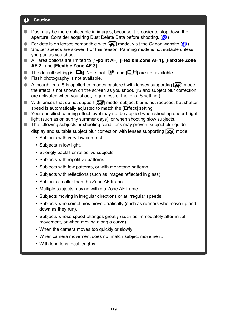 Canon EOS R50 Mirrorless Camera (White) User Manual | Page 119 / 810