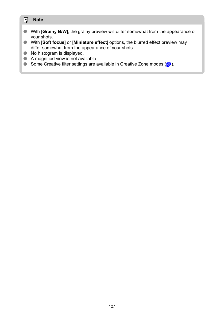 Canon EOS R50 Mirrorless Camera (White) User Manual | Page 127 / 810