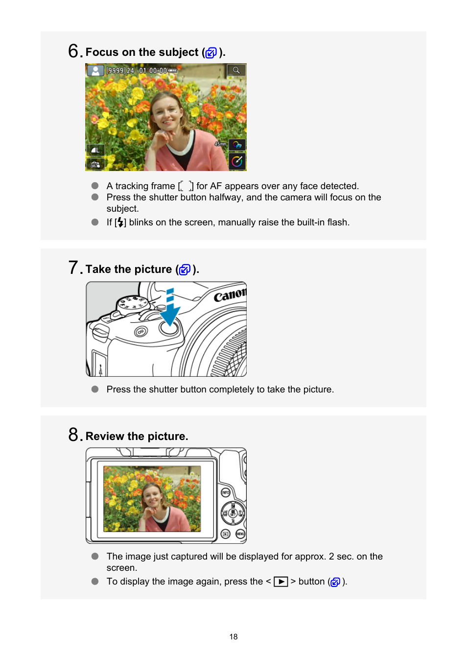 Canon EOS R50 Mirrorless Camera (White) User Manual | Page 18 / 810