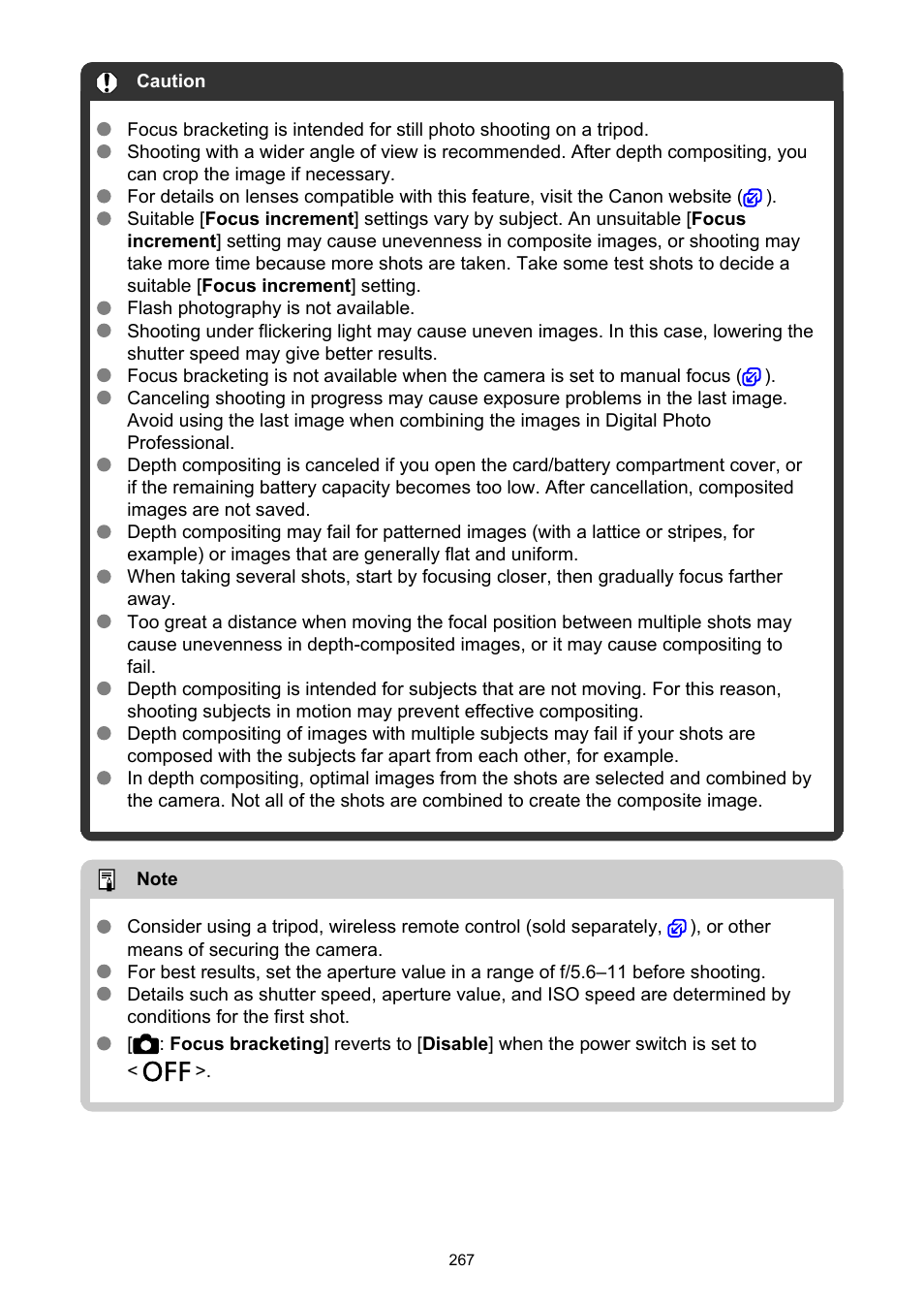 Canon EOS R50 Mirrorless Camera (White) User Manual | Page 267 / 810