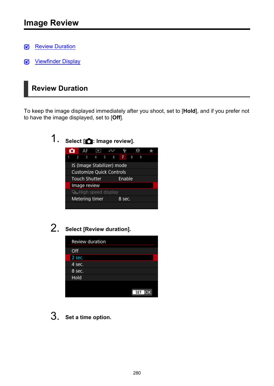 Image review | Canon EOS R50 Mirrorless Camera (White) User Manual | Page 280 / 810