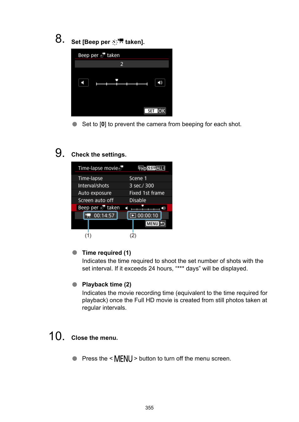 Canon EOS R50 Mirrorless Camera (White) User Manual | Page 355 / 810