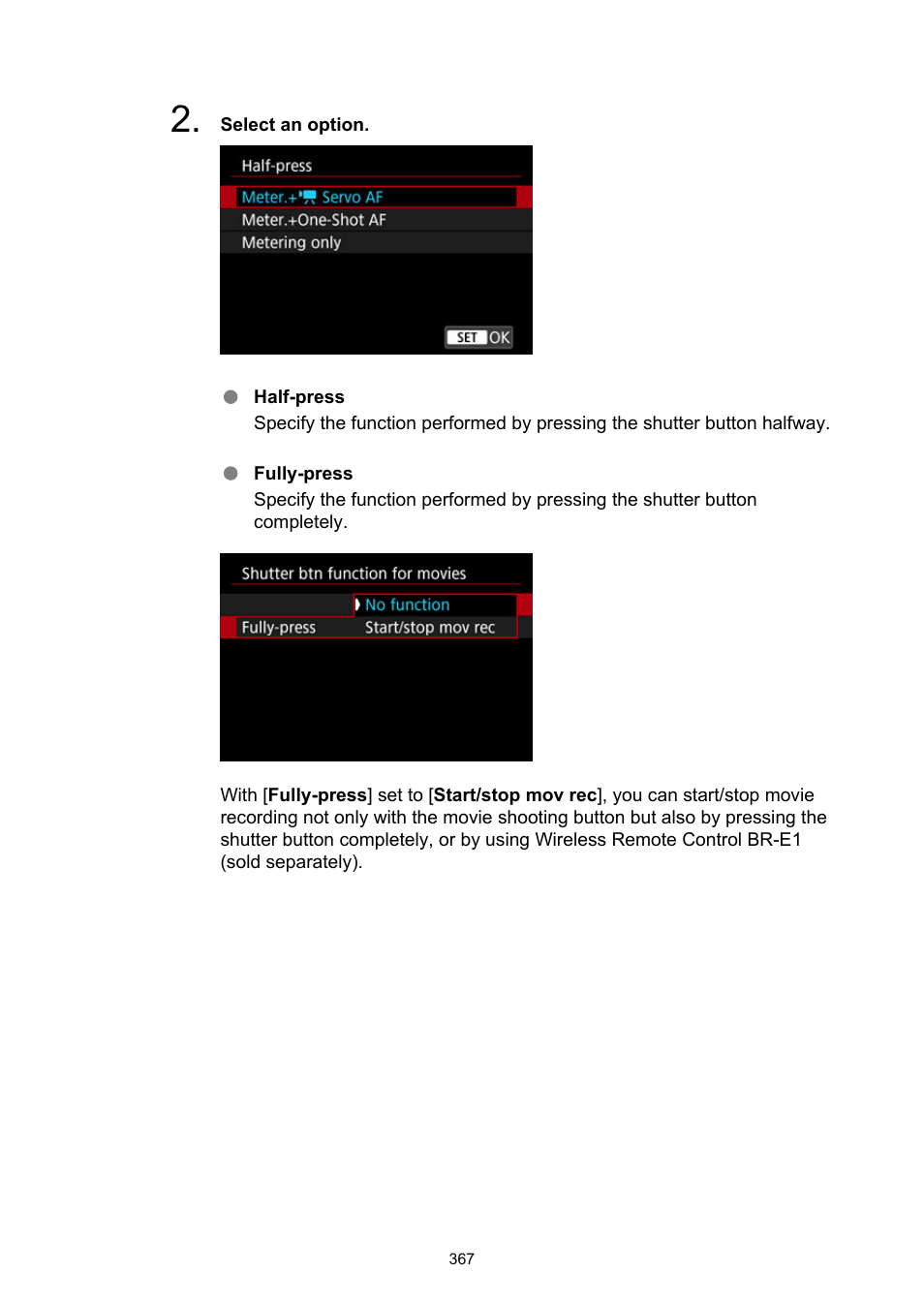 Canon EOS R50 Mirrorless Camera (White) User Manual | Page 367 / 810