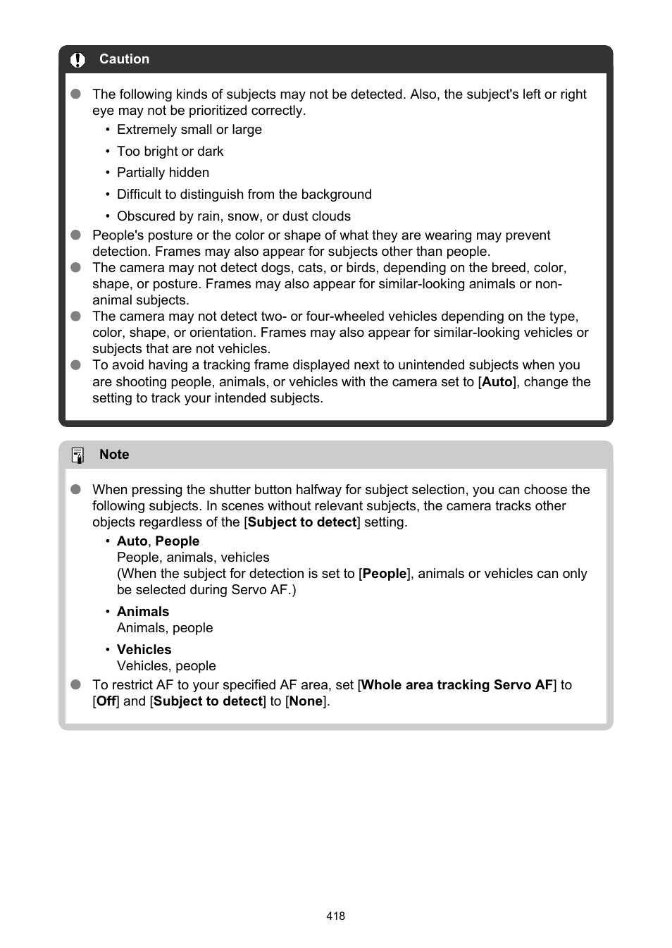 Canon EOS R50 Mirrorless Camera (White) User Manual | Page 418 / 810