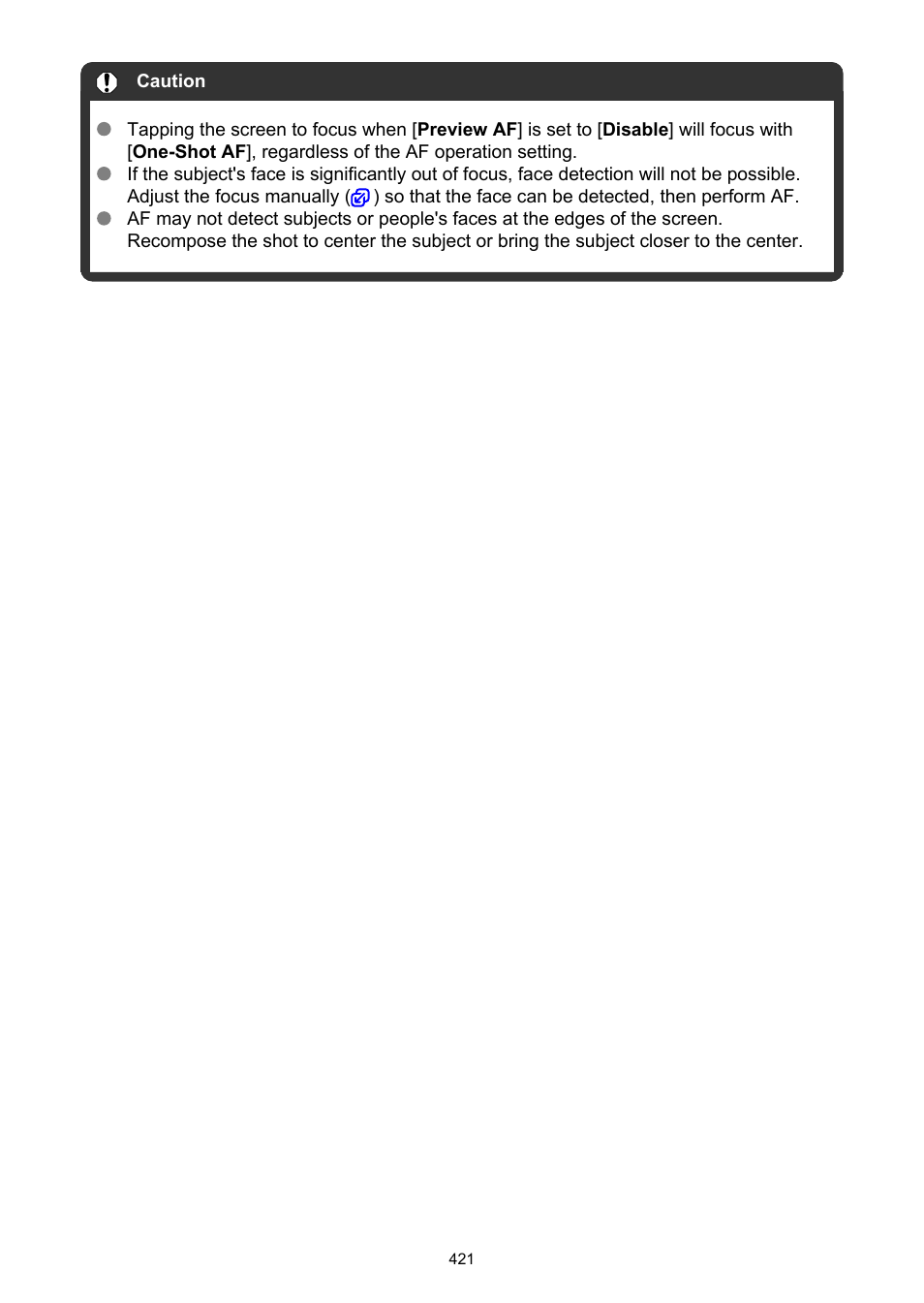 Canon EOS R50 Mirrorless Camera (White) User Manual | Page 421 / 810