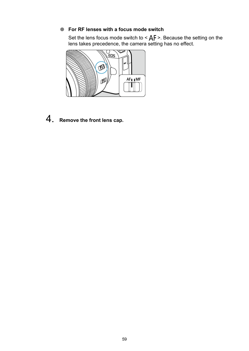 Canon EOS R50 Mirrorless Camera (White) User Manual | Page 59 / 810